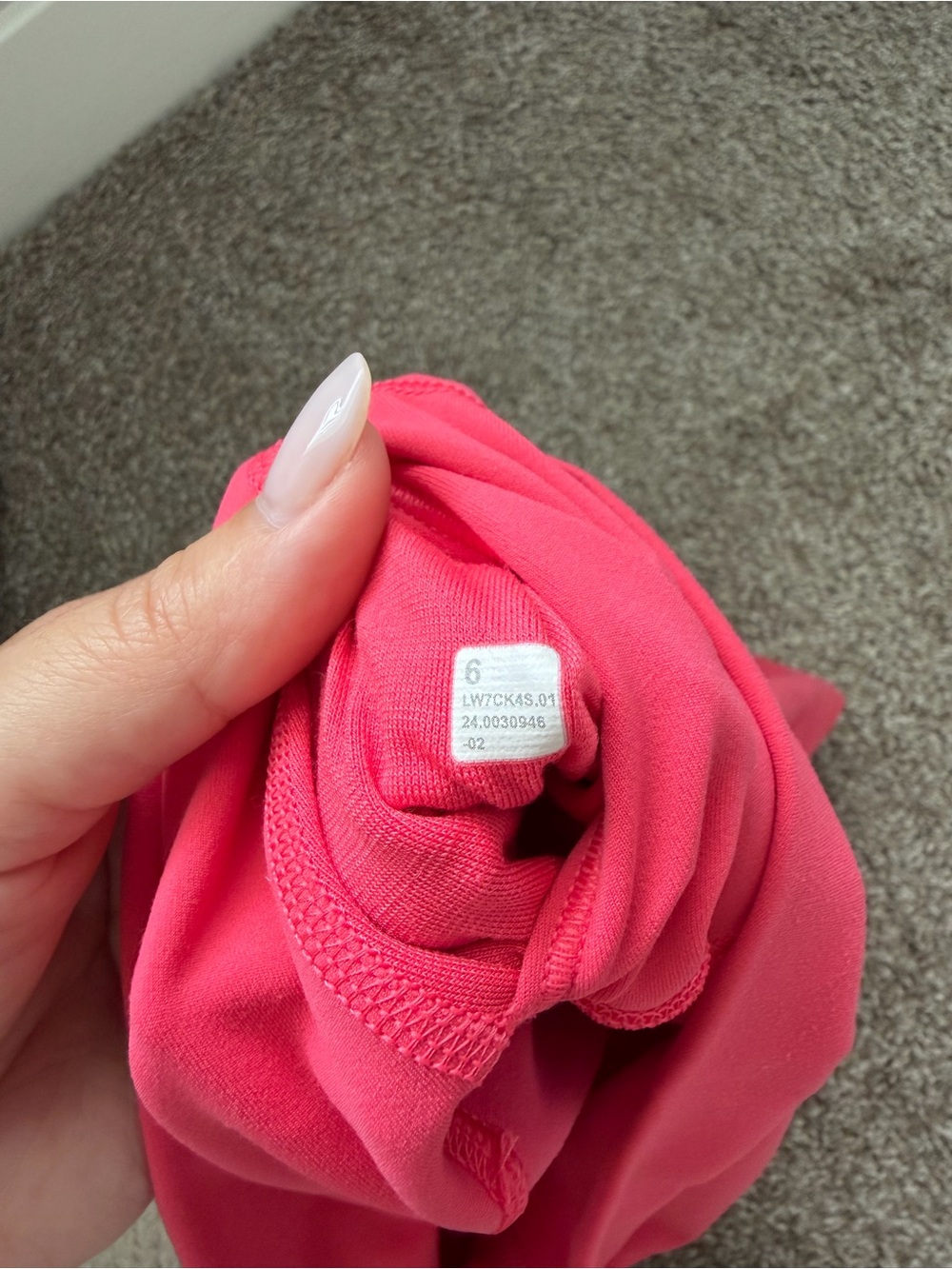 lululemon athletica Coral Pink High-Rise Bike Shorts - Picture 3 of 3